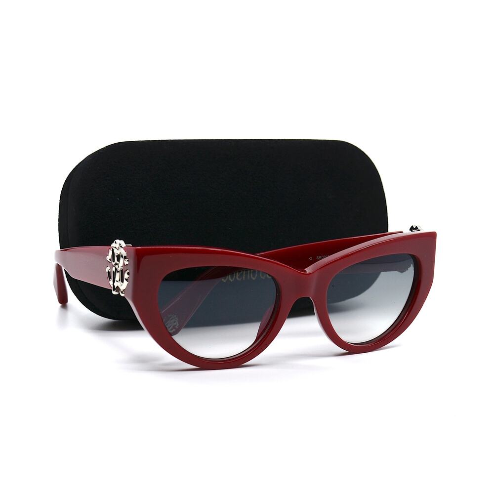ROBERTO CAVALLI SRC017M RED GREY GRADIENT AUTHENTIC SUNGLASSES